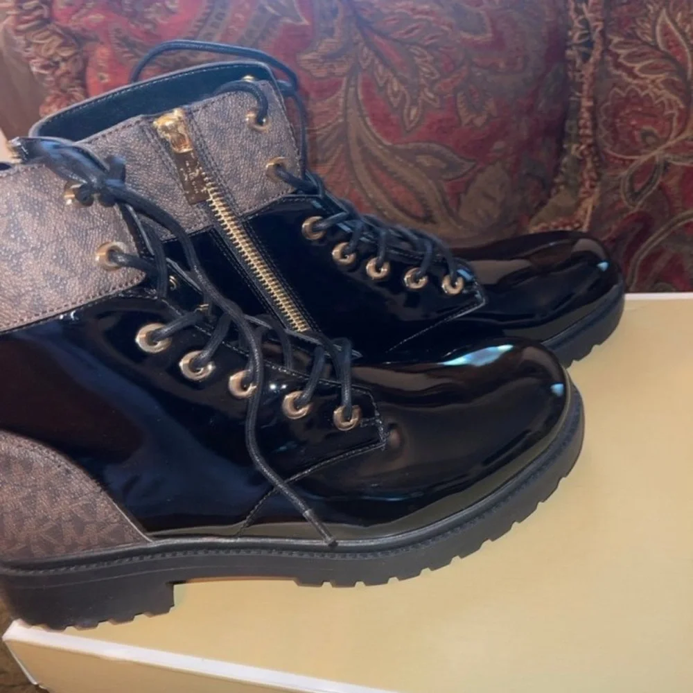 Michael Kors Brown and Black Boots